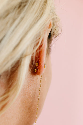 Darby Duster Screwback Stud Earring