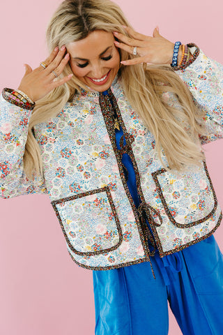 Jules Floral Quilted Jacket