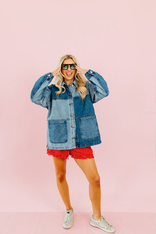 Jay Mix Denim Jacket