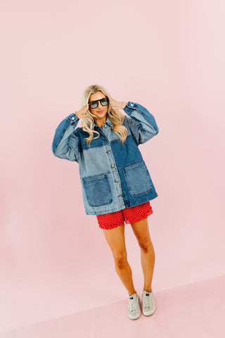 Jay Mix Denim Jacket