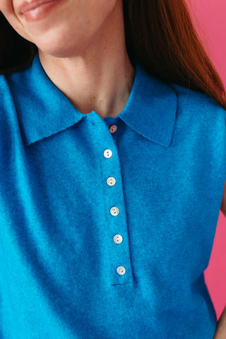 Kelby Knit Polo Sweater