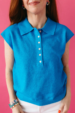 Kelby Knit Polo Sweater