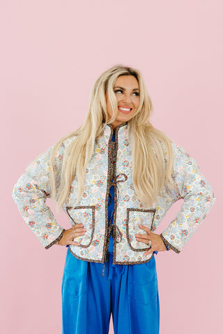 Jules Floral Quilted Jacket