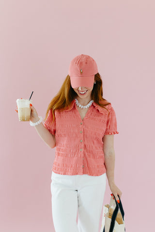 Celia Button Up Top