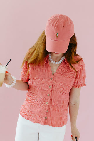 Celia Button Up Top