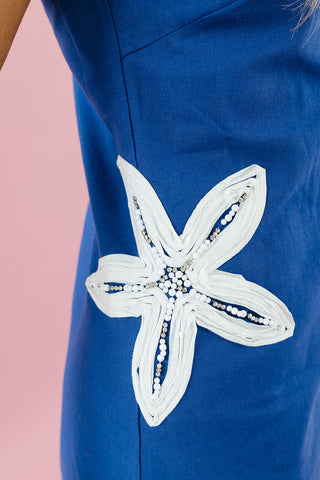 Jolie Embellished Starfish Mini Dress