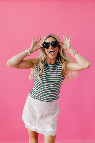 Aurora Floral Lace Skort