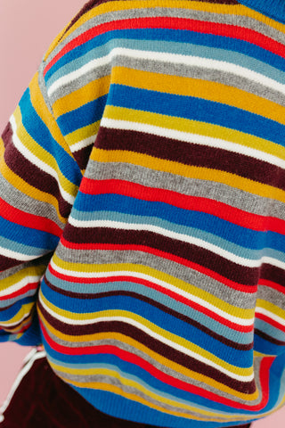 Dane Multi Color Stripe Sweater