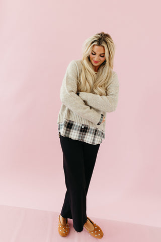 Hannah High Rise Ankle Jeans in Black