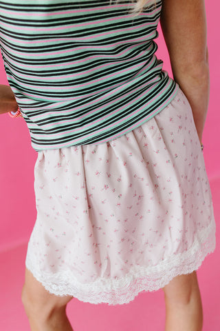Aurora Floral Lace Skort