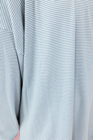 Mika Striped Tunic Top in Perwinkle