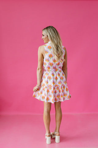 Marissa Floral Belted Mini Dress