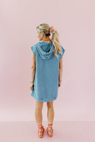 Faye Hooded Mini Dress