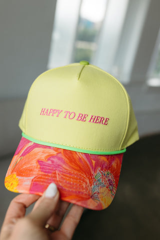 Happy to Be Here Trucker Hat