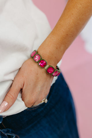 Elise Bracelet in Olive Green