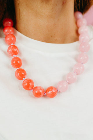 Judy Necklace in Pink