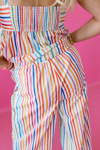 Kyler Multi Colored Stripe Pants