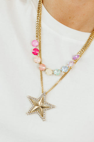 Layered Star Necklace in Fairy Dust - TOVA