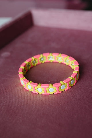Florence Pink + Yellow Bracelet