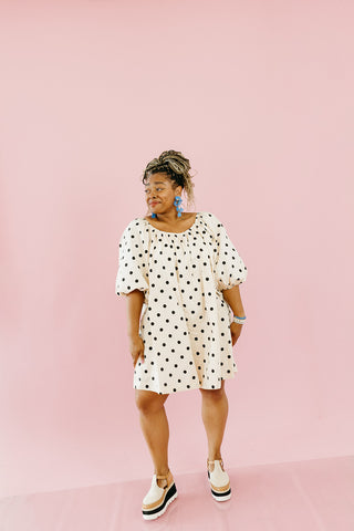Prim Polka Dot Mini Dress