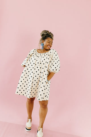Prim Polka Dot Mini Dress