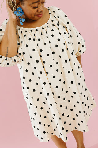 Prim Polka Dot Mini Dress