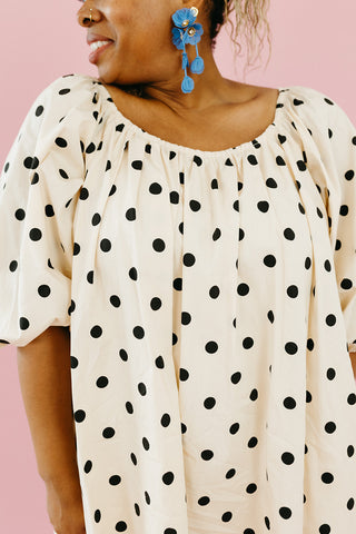 Prim Polka Dot Mini Dress