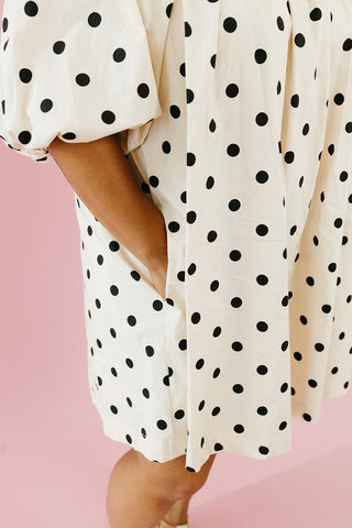 Prim Polka Dot Mini Dress
