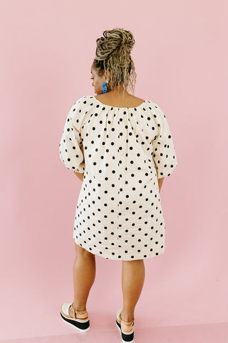 Prim Polka Dot Mini Dress
