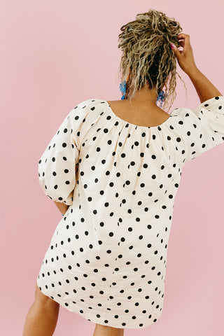 Prim Polka Dot Mini Dress