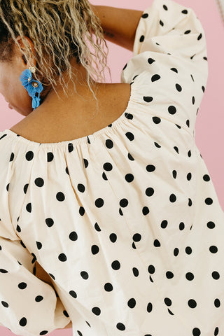 Prim Polka Dot Mini Dress