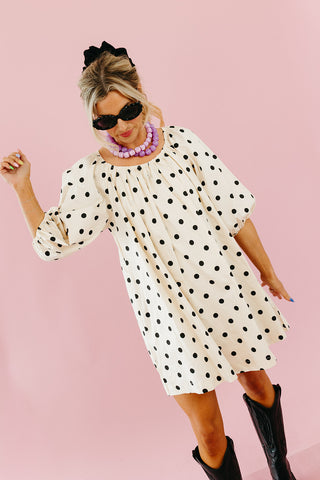 Prim Polka Dot Mini Dress