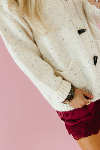 Stoney Cardigan in Oatmeal Confetti