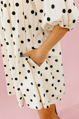 Prim Polka Dot Mini Dress