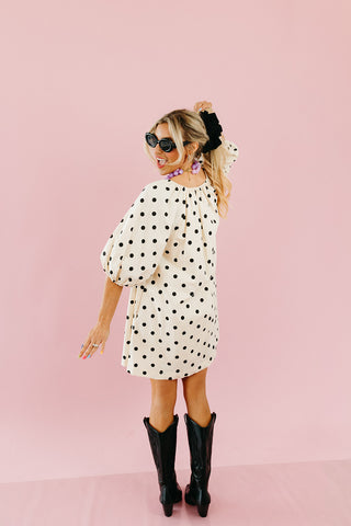 Prim Polka Dot Mini Dress