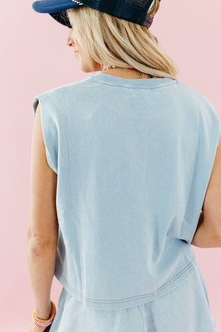Lulu Tank in Denim