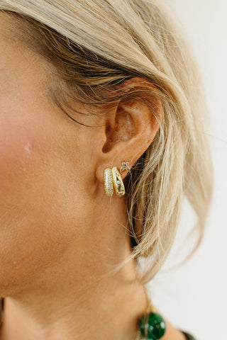 Twinkle Touch Earrings Gold