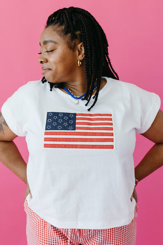 Liberty Flag Patch Tee