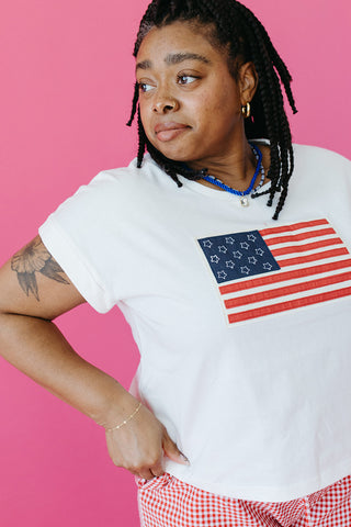 Liberty Flag Patch Tee