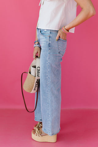 Dara High Rise Crop Jeans