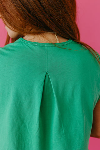 Bea Knit Tank Top in Green