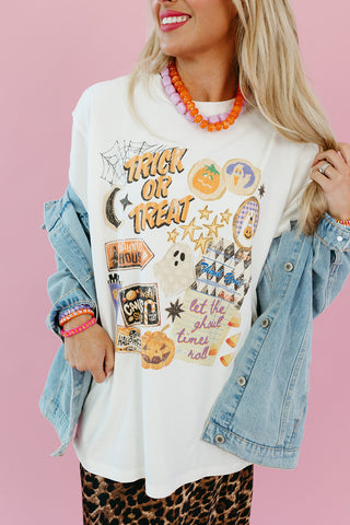 Vintage Halloween Collage Tee - RESTOCK