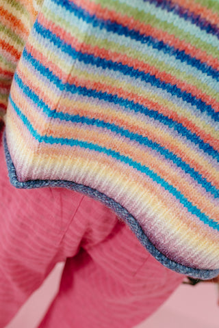 Bowen Multi Colored Button Cardigan -RESTOCK