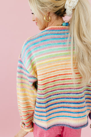 Bowen Multi Colored Button Cardigan -RESTOCK