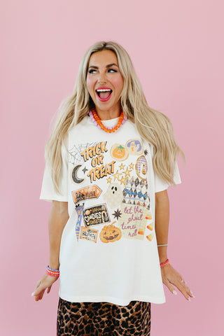 Vintage Halloween Collage Tee - RESTOCK