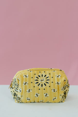 Bandana Cosmetic Pouch - Butter