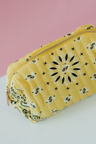 Bandana Cosmetic Pouch - Butter
