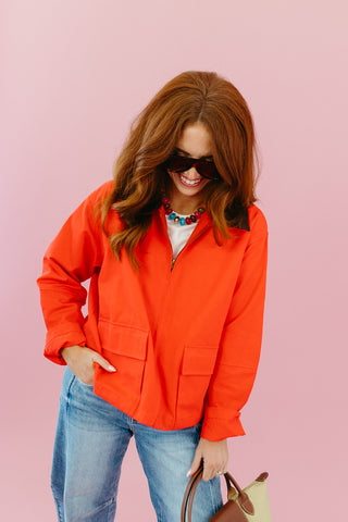 Dakota Barn Jacket in Chili/Espresso