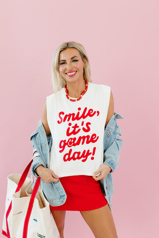 Smile, It's Game Day Tank