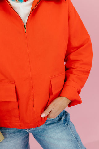 Dakota Barn Jacket in Chili/Espresso
